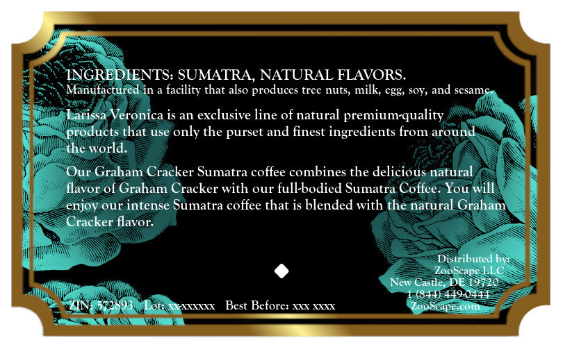 Graham Cracker Sumatra Coffee <BR>(Single Serve K-Cup Pods)