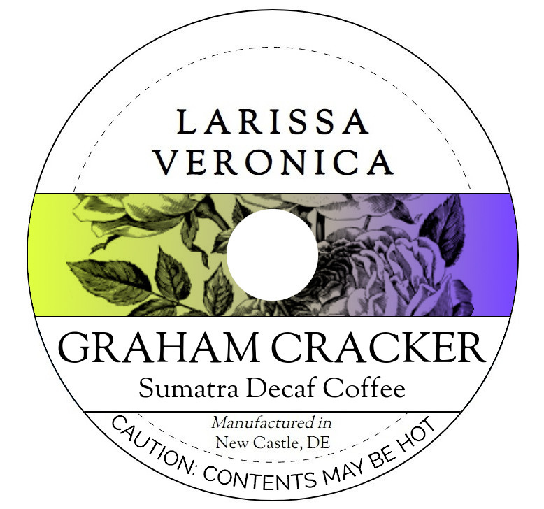 Graham Cracker Sumatra Decaf Coffee <BR>(Single Serve K-Cup Pods)