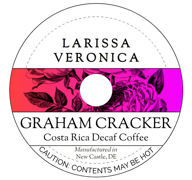 Graham Cracker Costa Rica Decaf Coffee <BR>(Single Serve K-Cup Pods)