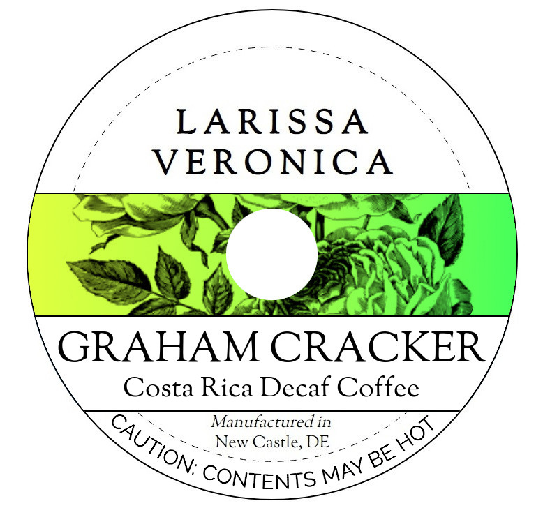 Graham Cracker Costa Rica Decaf Coffee <BR>(Single Serve K-Cup Pods)