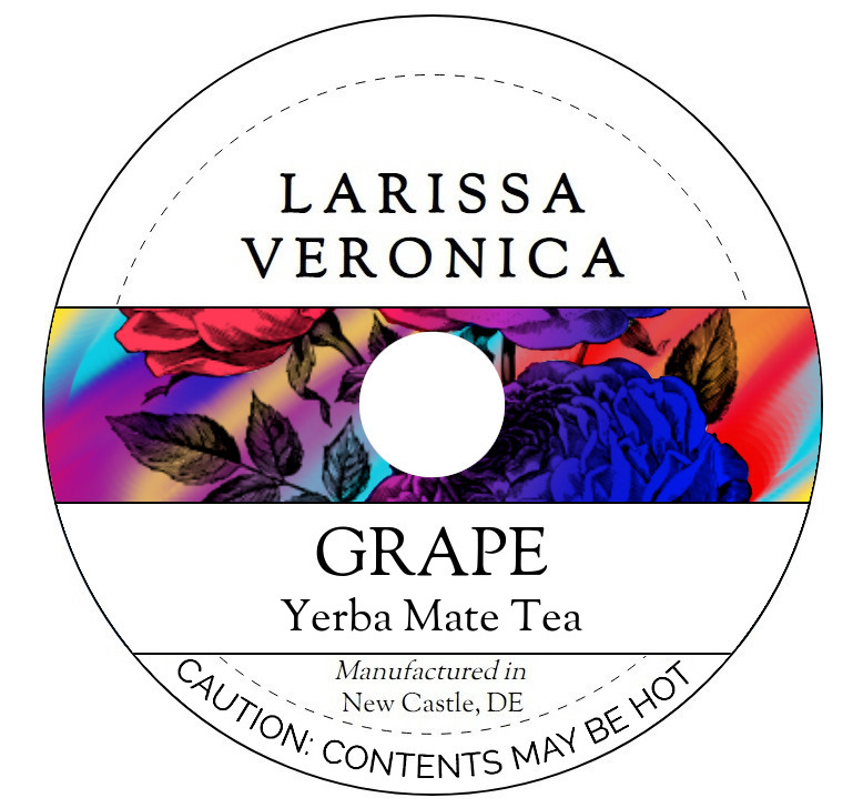 Grape Yerba Mate Tea <BR>(Single Serve K-Cup Pods)