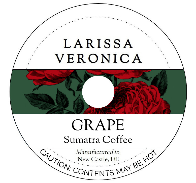Grape Sumatra Coffee <BR>(Single Serve K-Cup Pods)