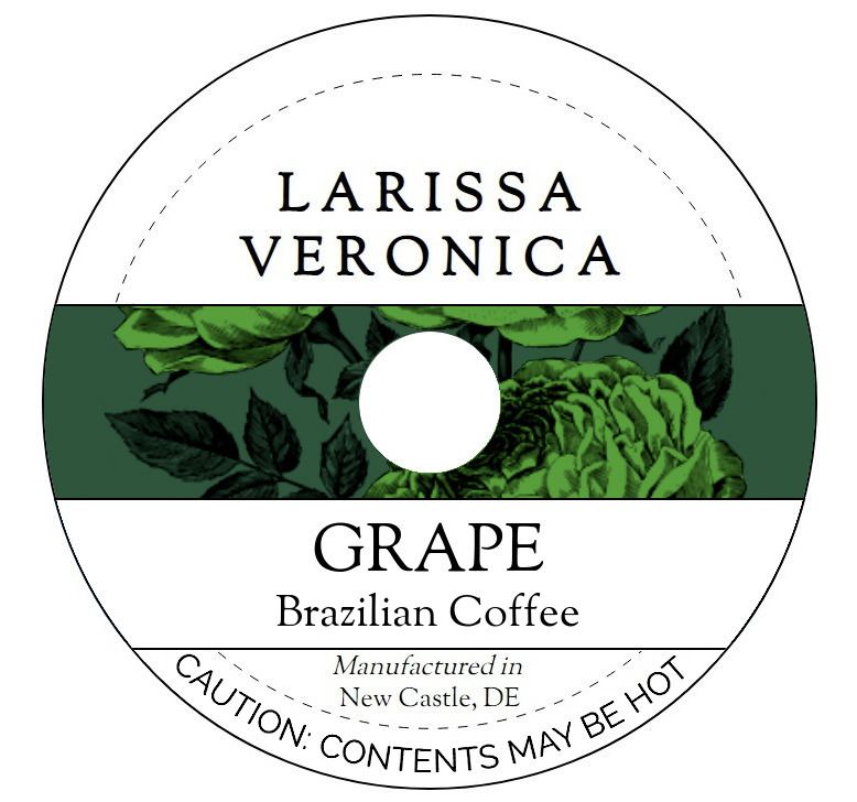 Grape Brazilian Coffee <BR>(Single Serve K-Cup Pods)