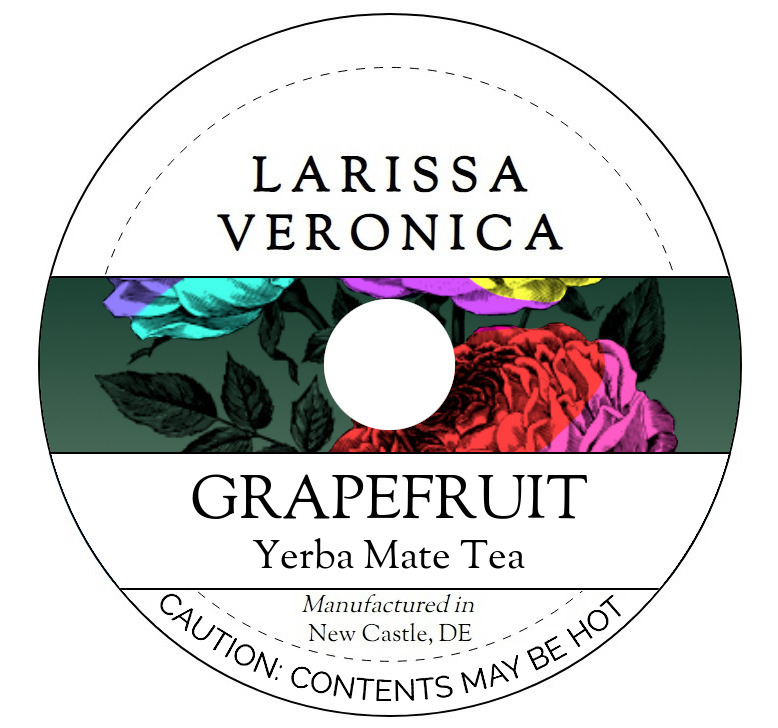 Grapefruit Yerba Mate Tea <BR>(Single Serve K-Cup Pods)