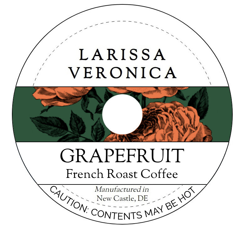 Grapefruit French Roast Coffee <BR>(Single Serve K-Cup Pods)