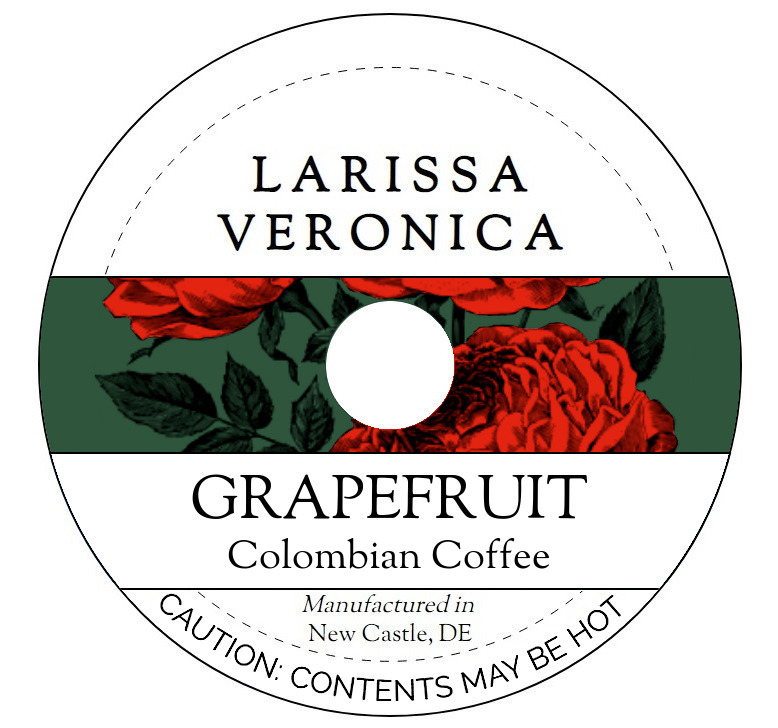 Grapefruit Colombian Coffee <BR>(Single Serve K-Cup Pods)