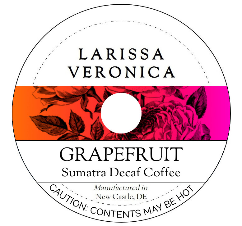 Grapefruit Sumatra Decaf Coffee <BR>(Single Serve K-Cup Pods)