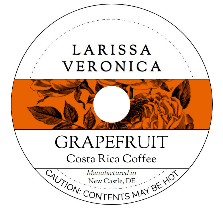 Grapefruit Costa Rica Coffee <BR>(Single Serve K-Cup Pods)