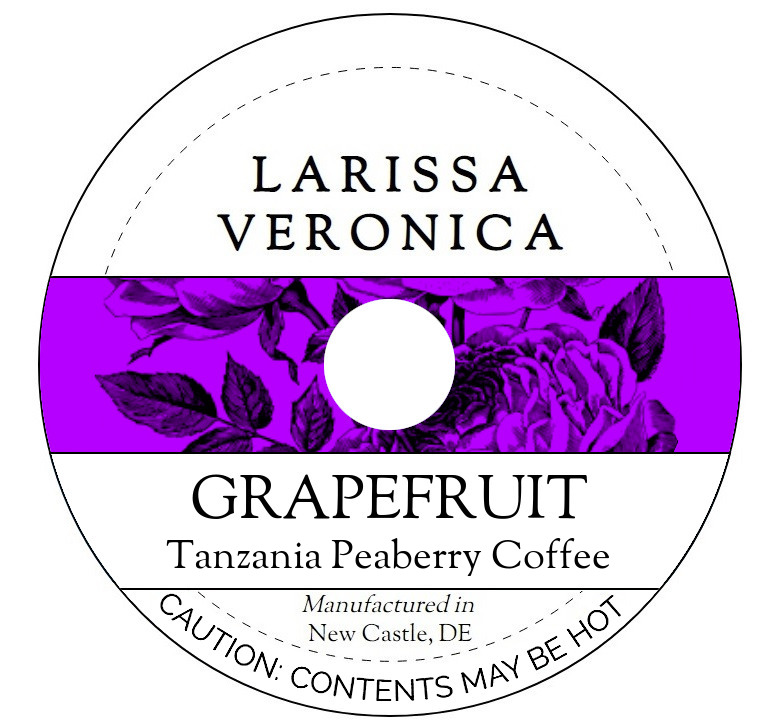 Grapefruit Tanzania Peaberry Coffee <BR>(Single Serve K-Cup Pods)