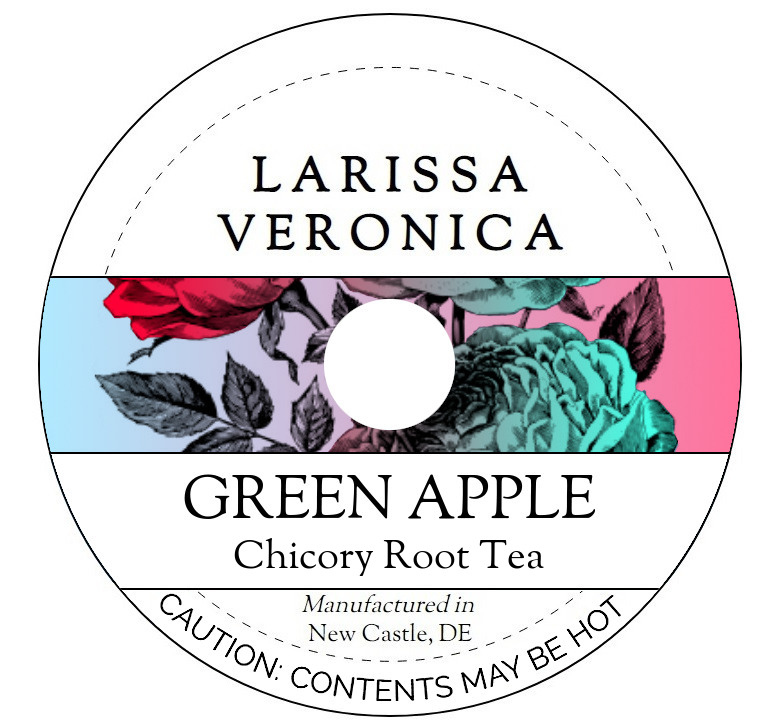 Green Apple Chicory Root Tea <BR>(Single Serve K-Cup Pods)