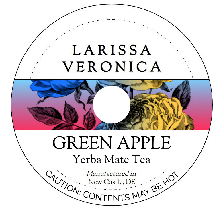 Green Apple Yerba Mate Tea <BR>(Single Serve K-Cup Pods)