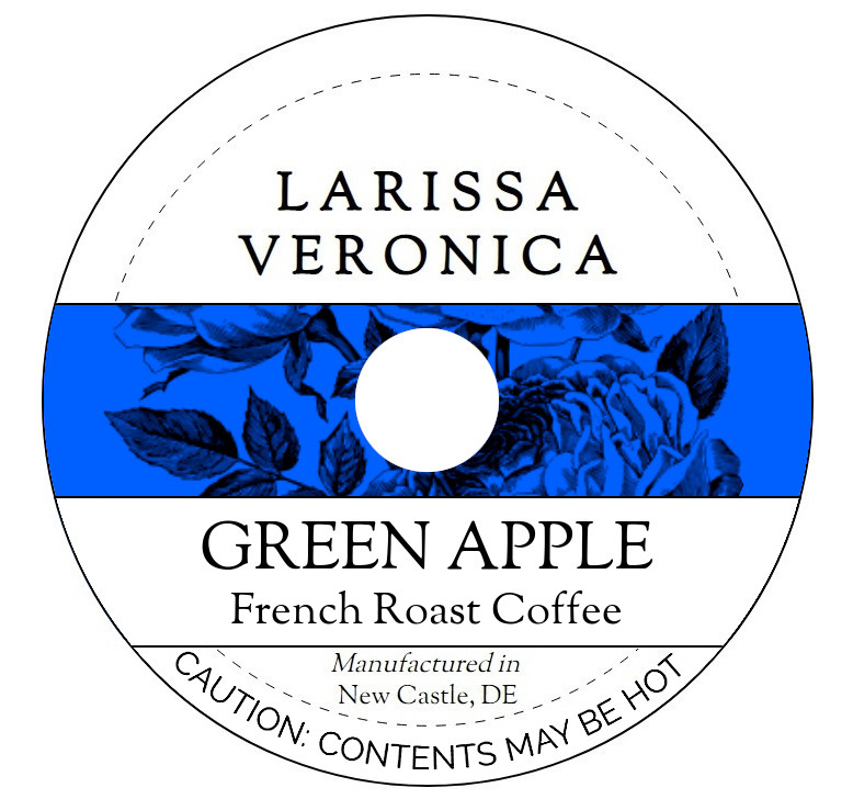 Green Apple French Roast Coffee <BR>(Single Serve K-Cup Pods)