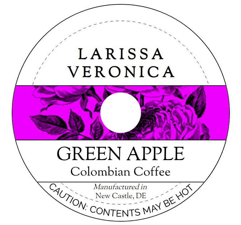 Green Apple Colombian Coffee <BR>(Single Serve K-Cup Pods)