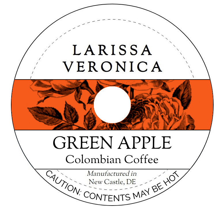 Green Apple Colombian Coffee <BR>(Single Serve K-Cup Pods)