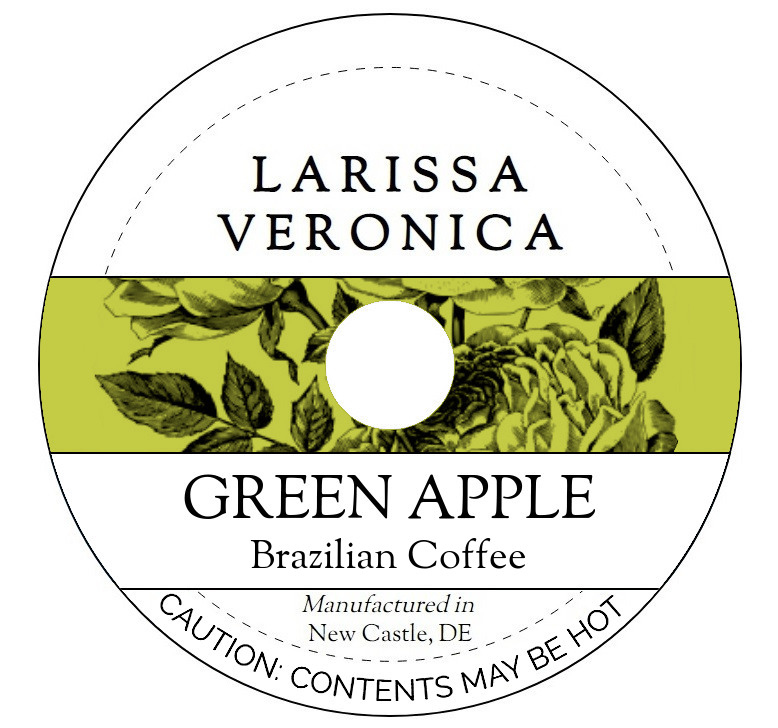 Green Apple Brazilian Coffee <BR>(Single Serve K-Cup Pods)