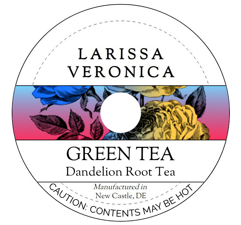 Green Tea Dandelion Root Tea <BR>(Single Serve K-Cup Pods)
