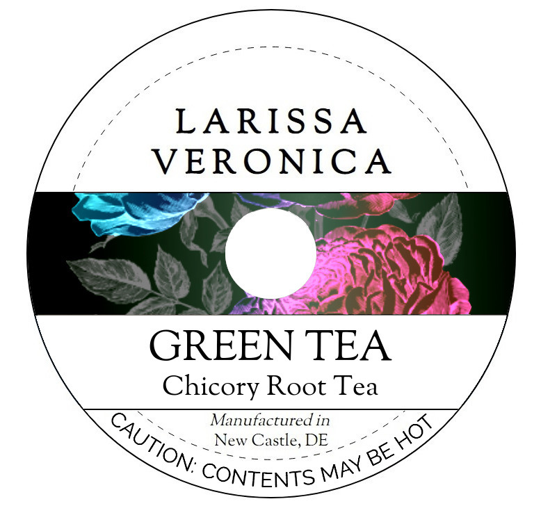 Green Tea Chicory Root Tea <BR>(Single Serve K-Cup Pods)