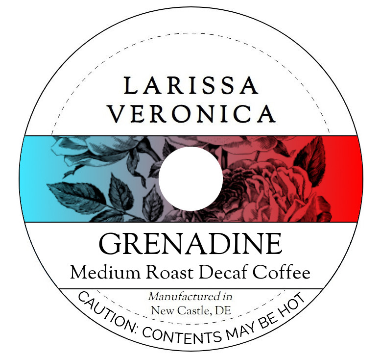 Grenadine Medium Roast Decaf Coffee <BR>(Single Serve K-Cup Pods)