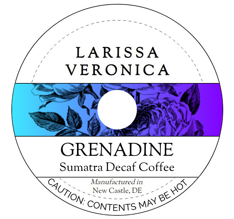 Grenadine Sumatra Decaf Coffee <BR>(Single Serve K-Cup Pods)