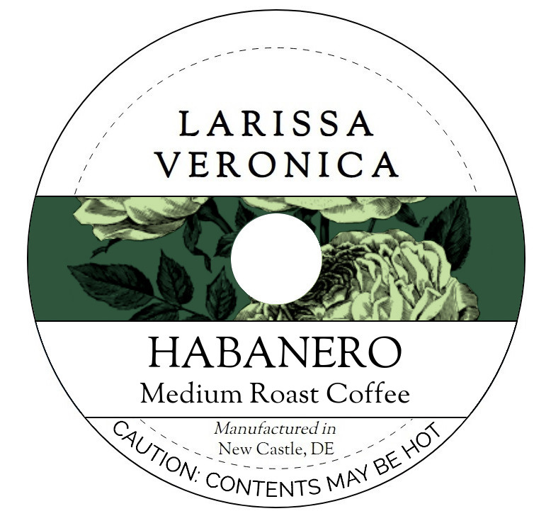 Habanero Medium Roast Coffee <BR>(Single Serve K-Cup Pods)