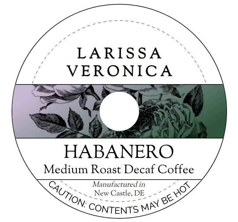 Habanero Medium Roast Decaf Coffee <BR>(Single Serve K-Cup Pods)