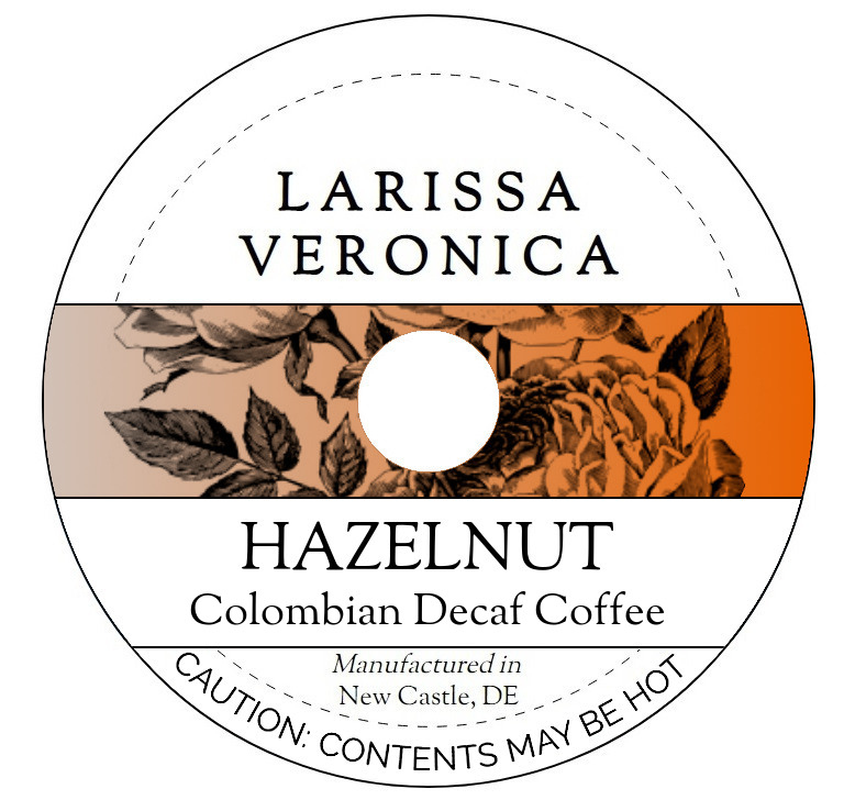 Hazelnut Colombian Decaf Coffee <BR>(Single Serve K-Cup Pods)