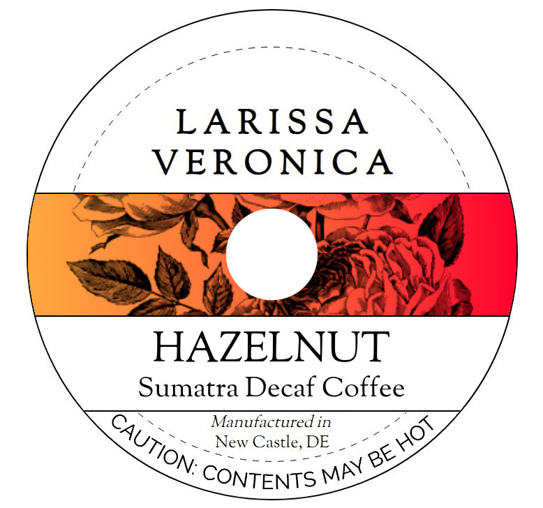 Hazelnut Sumatra Decaf Coffee <BR>(Single Serve K-Cup Pods)