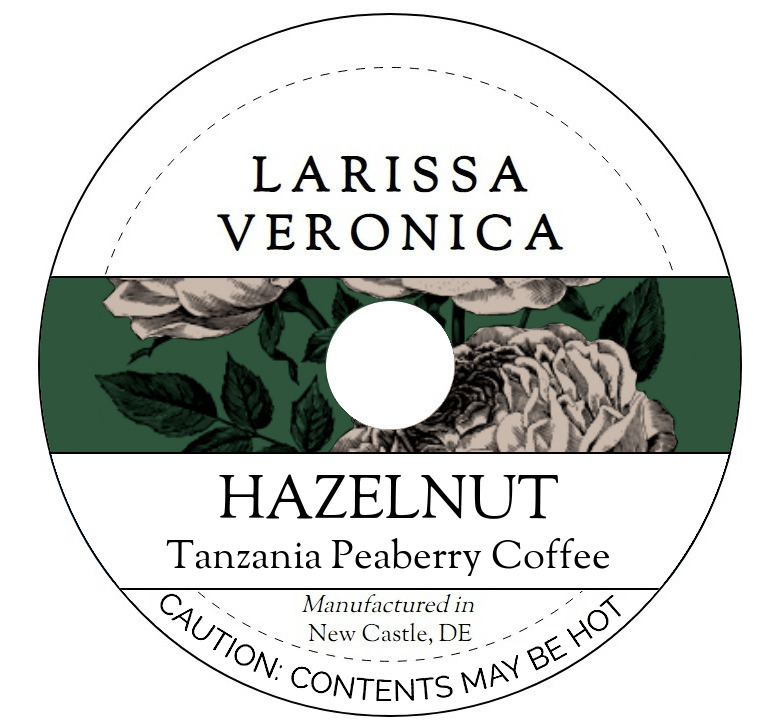 Hazelnut Tanzania Peaberry Coffee <BR>(Single Serve K-Cup Pods)