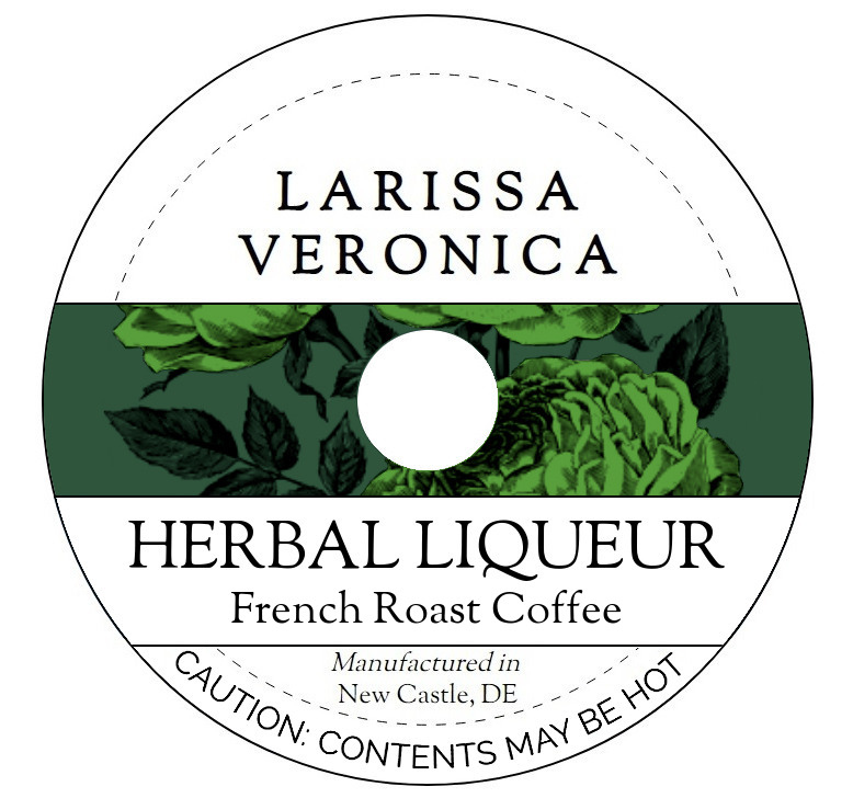 Herbal Liqueur French Roast Coffee <BR>(Single Serve K-Cup Pods)