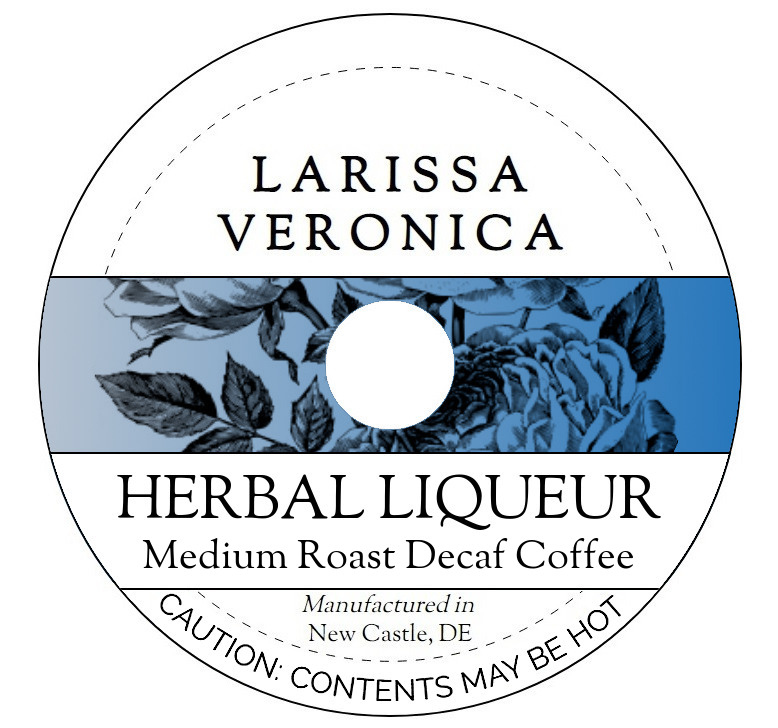 Herbal Liqueur Medium Roast Decaf Coffee <BR>(Single Serve K-Cup Pods)