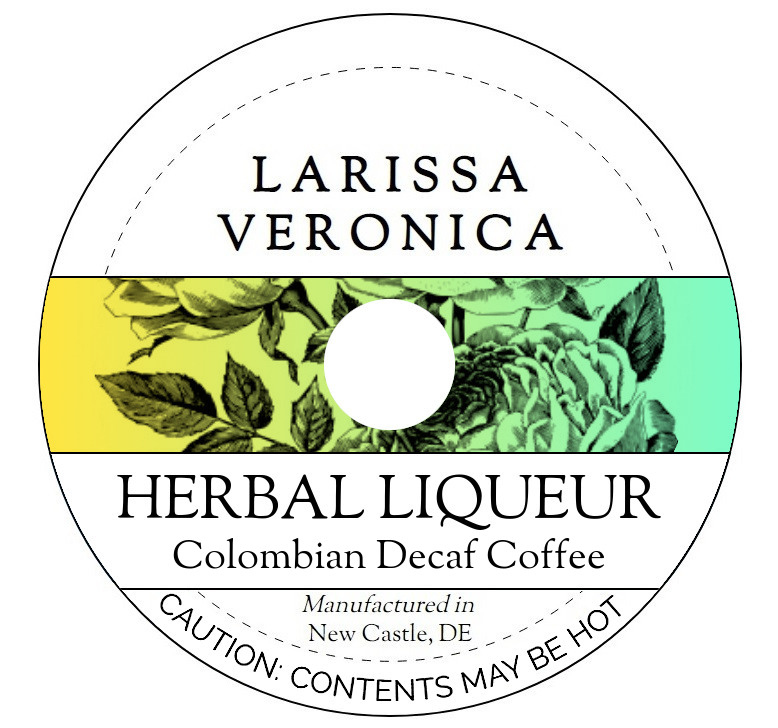 Herbal Liqueur Colombian Decaf Coffee <BR>(Single Serve K-Cup Pods)