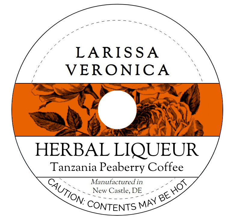 Herbal Liqueur Tanzania Peaberry Coffee <BR>(Single Serve K-Cup Pods)