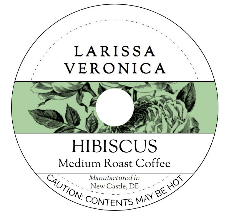 Hibiscus Medium Roast Coffee <BR>(Single Serve K-Cup Pods)