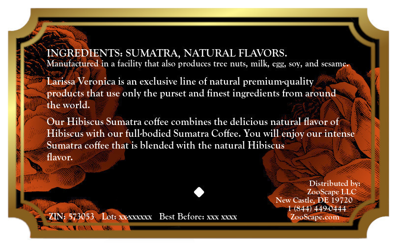 Hibiscus Sumatra Coffee <BR>(Single Serve K-Cup Pods)