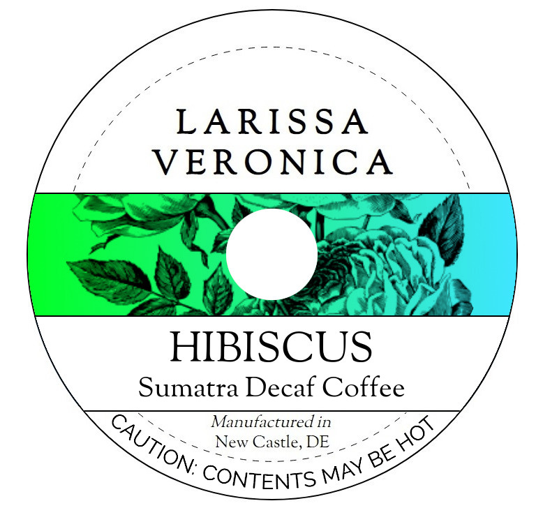 Hibiscus Sumatra Decaf Coffee <BR>(Single Serve K-Cup Pods)