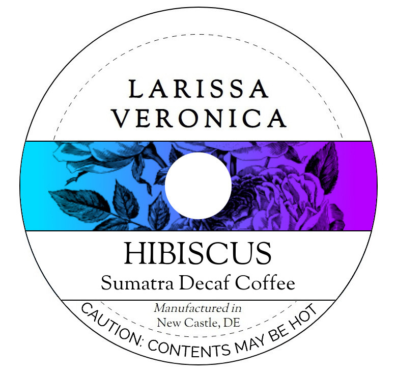 Hibiscus Sumatra Decaf Coffee <BR>(Single Serve K-Cup Pods)