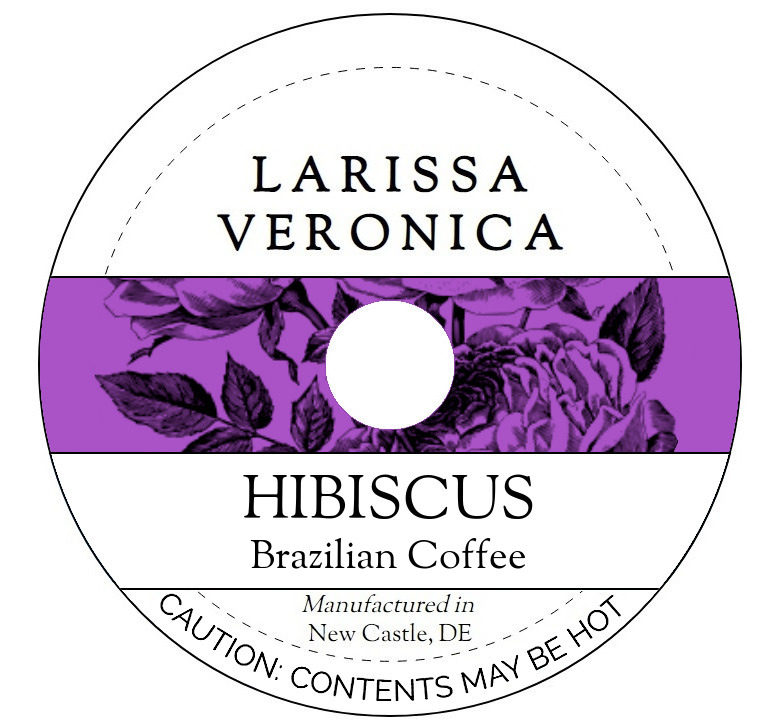 Hibiscus Brazilian Coffee <BR>(Single Serve K-Cup Pods)