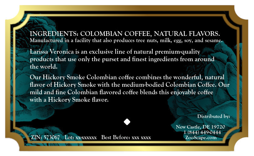 Hickory Smoke Colombian Coffee <BR>(Single Serve K-Cup Pods)