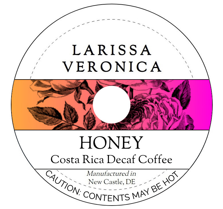 Honey Costa Rica Decaf Coffee <BR>(Single Serve K-Cup Pods)