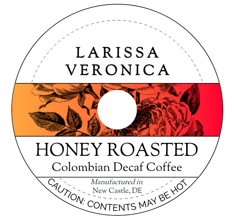 Honey Roasted Colombian Decaf Coffee <BR>(Single Serve K-Cup Pods)