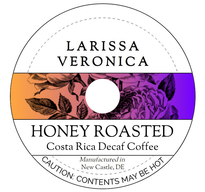 Honey Roasted Costa Rica Decaf Coffee <BR>(Single Serve K-Cup Pods)