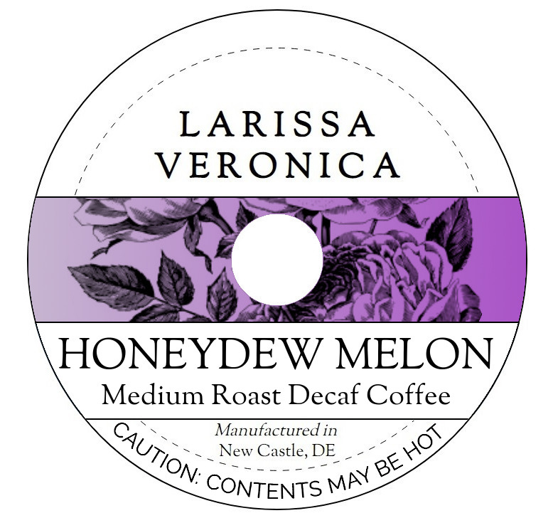 Honeydew Melon Medium Roast Decaf Coffee <BR>(Single Serve K-Cup Pods)