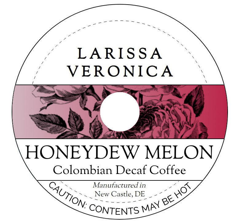 Honeydew Melon Colombian Decaf Coffee <BR>(Single Serve K-Cup Pods)