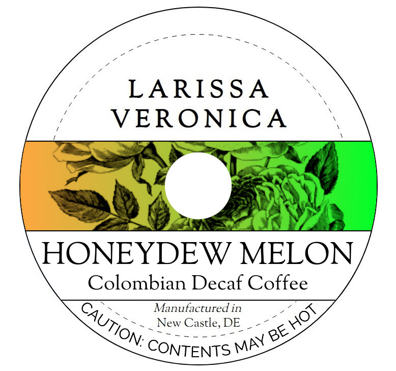 Honeydew Melon Colombian Decaf Coffee <BR>(Single Serve K-Cup Pods)