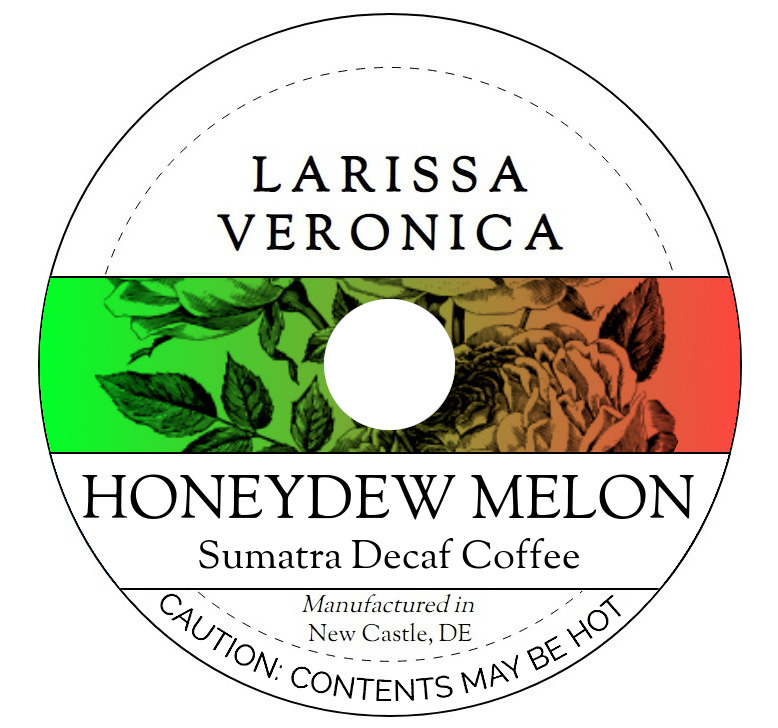 Honeydew Melon Sumatra Decaf Coffee <BR>(Single Serve K-Cup Pods)