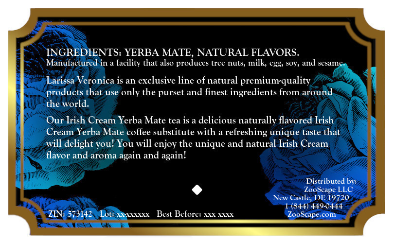 Irish Cream Yerba Mate Tea <BR>(Single Serve K-Cup Pods)