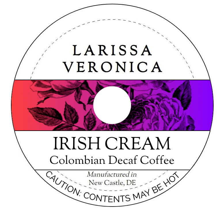 Irish Cream Colombian Decaf Coffee <BR>(Single Serve K-Cup Pods)