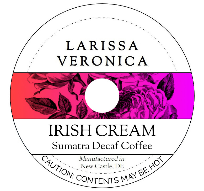 Irish Cream Sumatra Decaf Coffee <BR>(Single Serve K-Cup Pods)