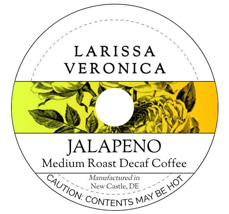 Jalapeno Medium Roast Decaf Coffee <BR>(Single Serve K-Cup Pods)