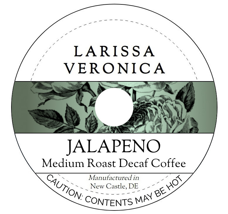 Jalapeno Medium Roast Decaf Coffee <BR>(Single Serve K-Cup Pods)